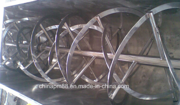 Высокоэффективный порошковый и жидкий смеситель / спиральный смеситель с двумя лентами (модель WLDH)